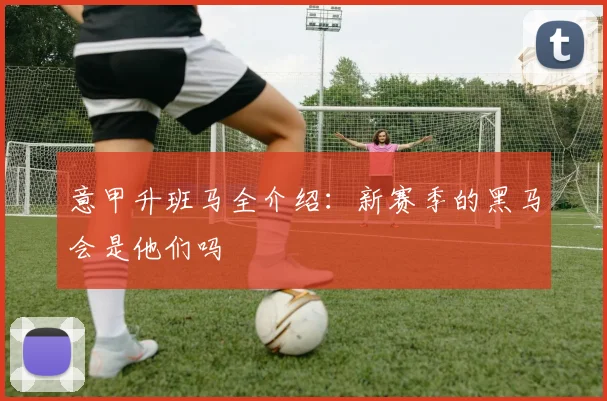 意甲升班马全介绍：新赛季的黑马会是他们吗